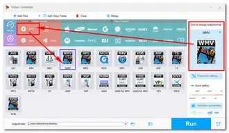 Pick Output Format