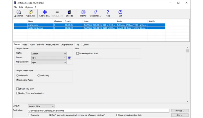 RMVB to MP4 Converter Free