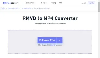 Convert RMVB to MP4 Online