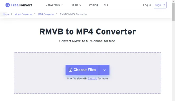 Convert RMVB to MP4 Online