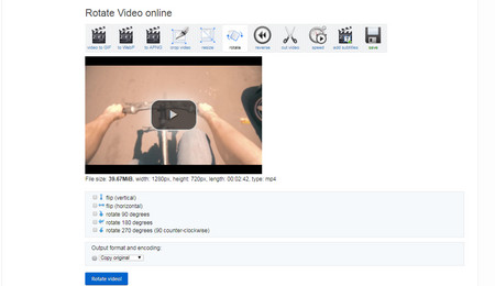 Rotate Video in MP4 Online