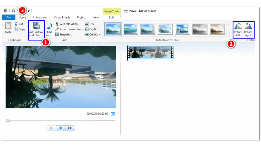 How to Rotate Video in WMM
