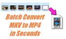 Batch Convert MKV to MP4