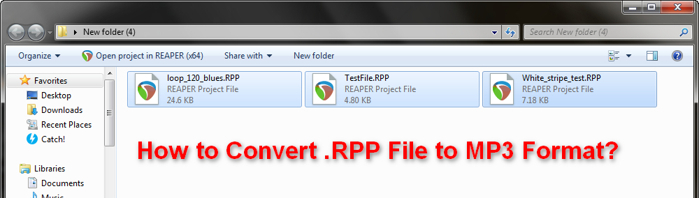 How to Convert RPP to MP3