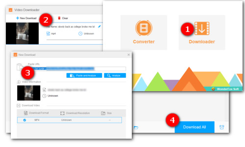 Save Video from Tumblr via WonderFox Downloader