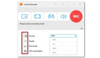 Choose Recording Format