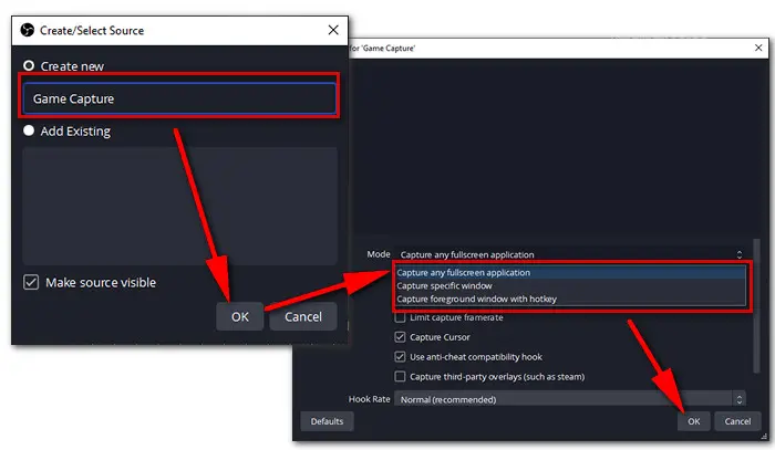 Adjust the Recording Area with OBS on Dell