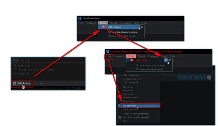 How to Record Videos on Dell Laptop with XSplit