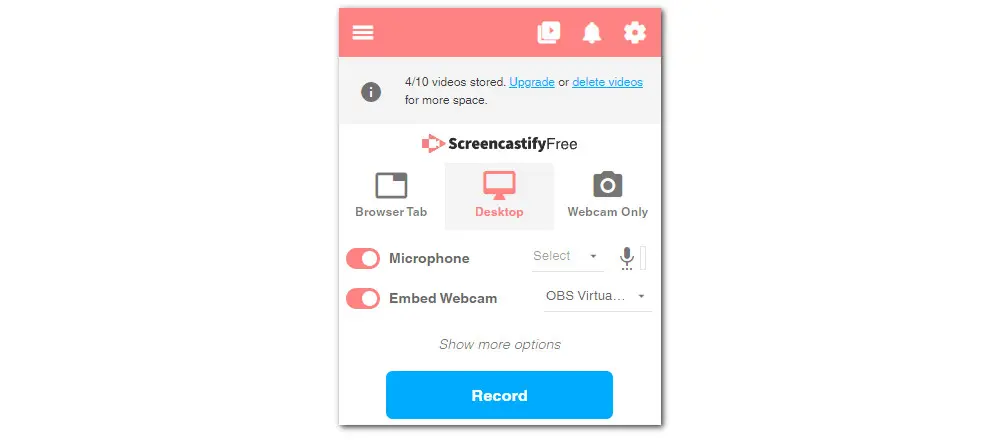 Record Lenovo Screen with Screencastify