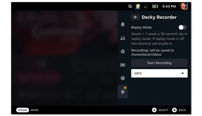 Decky Recorder for Steam Deck