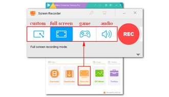 Open the Recorder and Select Recording Region