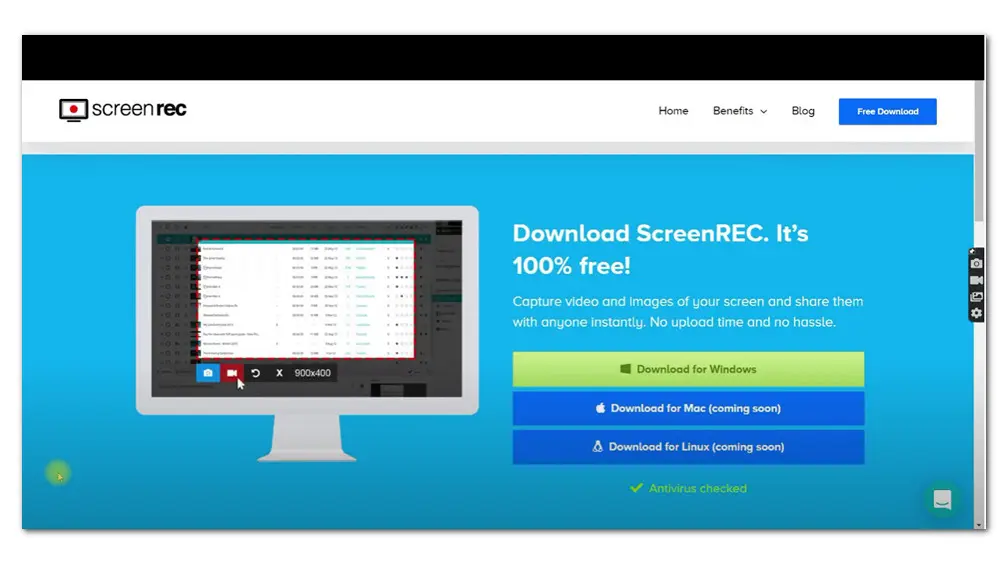 Record Windows Screen for Free