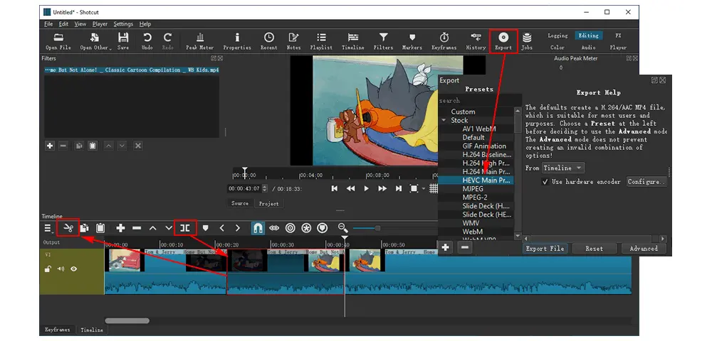 Shotcut Compress Video