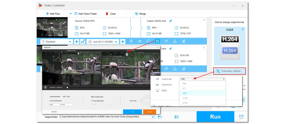 Resize Video Aspect Ratio