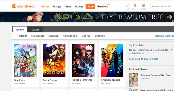 20 Top Free Anime Websites To Watch Anime Free  Legally Online