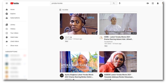 YouTube - Yoruba Movies Download Sites