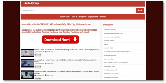 Codedwap - Yoruba Movies Download Sites