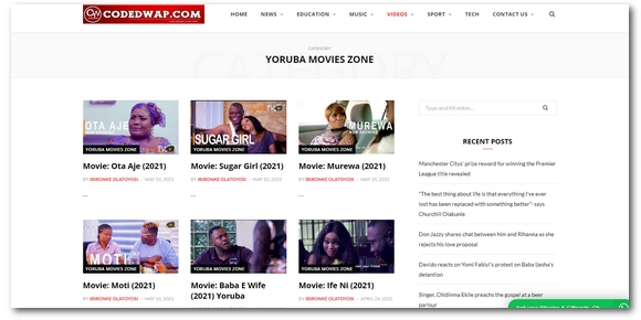 Codedwap Media - Yoruba Movies Site