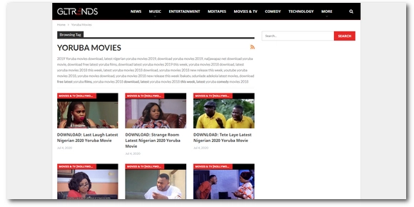 GLtrends - Yoruba Movies Download Sites