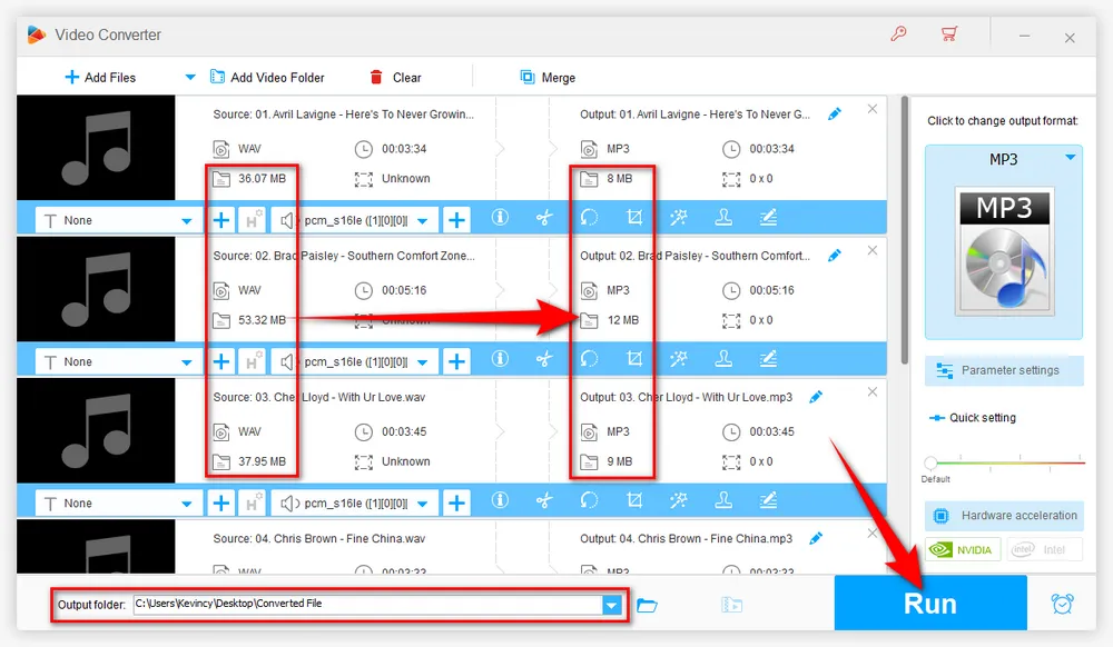 Convert Audio to Smallest Audio Format with Best Quality