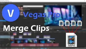 Sony Vegas Merge Clips