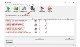 MP3Gain Volume Normalizer