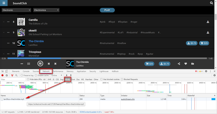 SoundClick MP3 Downloader