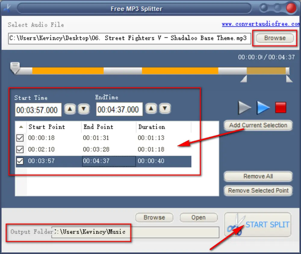 Free MP3 Splitter