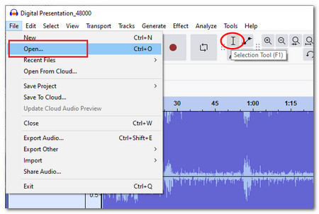 Import the Audio File