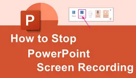 Stop PowerPoint Screen Recording