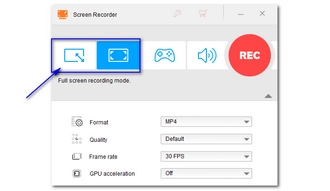 Decide Recording Window