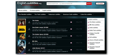 English Subtitles Website