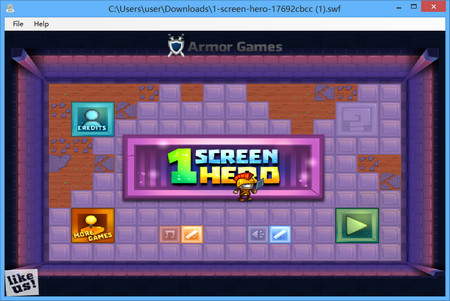 Help: SWF Player doesn't play my files and only displays this