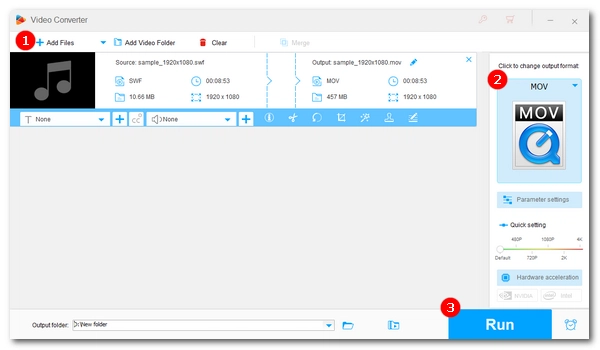 Convert SWF Video to MOV