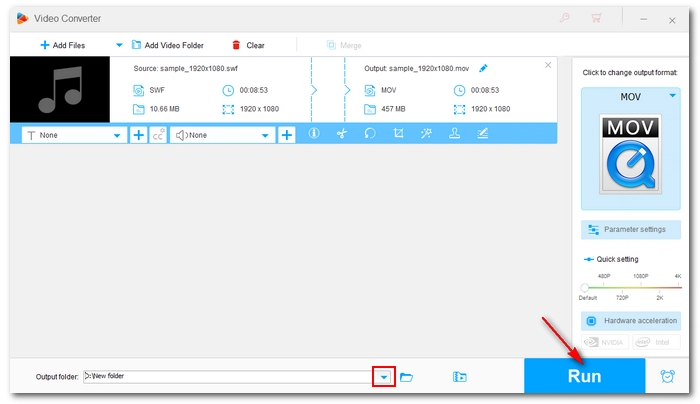 Convert SWF Video to MOV