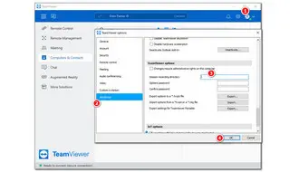 TeamViewer Record Screen