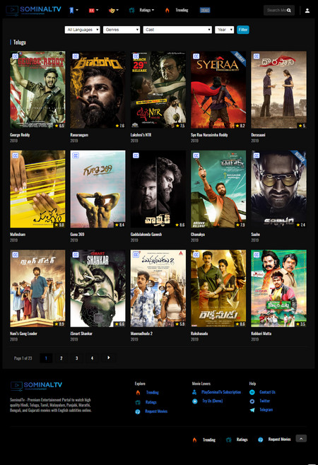 online movie websites telugu