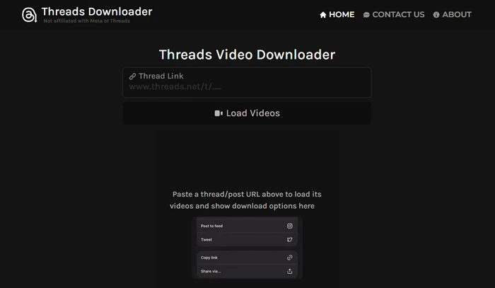 Threads Video Downloader Online