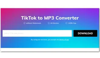 Convert Tiktok to MP3 for free online 