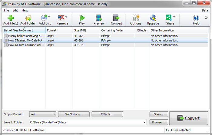 avi converter free download software