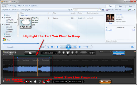 player windows mp3 trim file edit audio