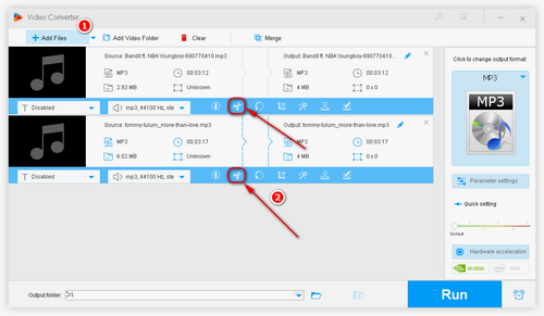 Add MP3 Files into the Software