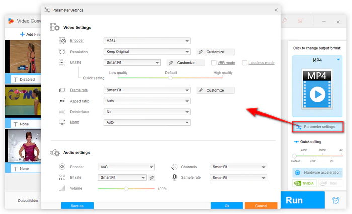 Adjust Video Parameters