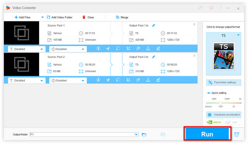 Various output formats