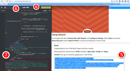 How to Get SCM Music Player on Tumblr