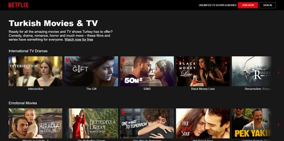 Netflix - Turkish TV Series with English Subtitles
