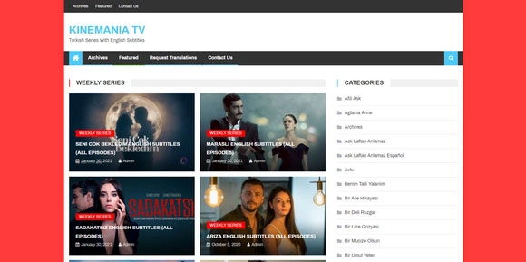 Kinemania TV - Turkish TV Series with English Subtitles