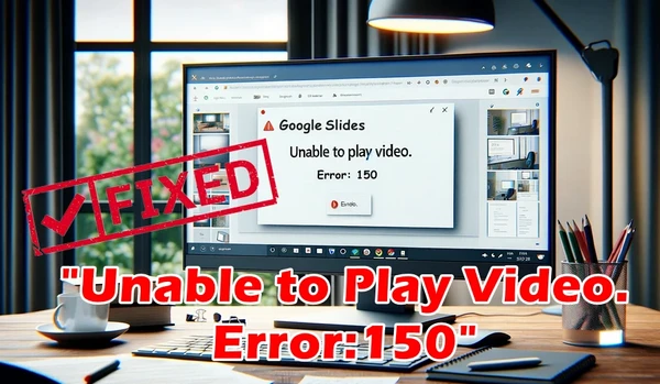 Unable to Play Video Error 150