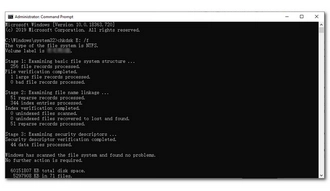 Run CHKDSK