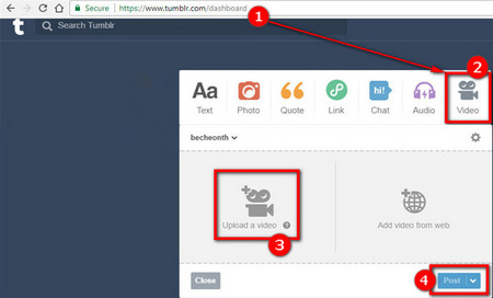 How to Post a Video on Tumblr